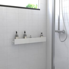 Porta Shampoo Linear 80cm Venturi Branco Standard