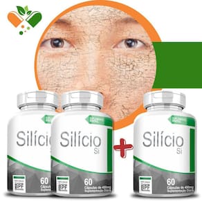 Compre 2 Leve 3 Silício 450Mg 60 Cápsulas