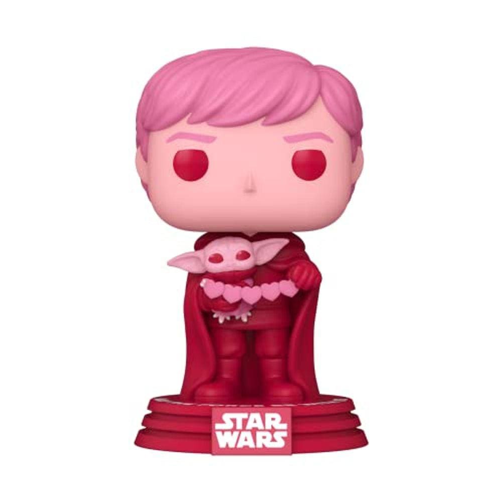 Funko Pop! Star Wars: Dia dos Namorados - Luke Skywalker e Grogu