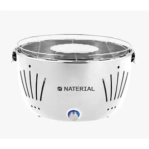 Churrasqueira Móvel Bafo Table Grill Portátil Pilha - Branca