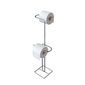 Suporte Duplo Para Papel Higiênico De Chão - Stolf Cromado