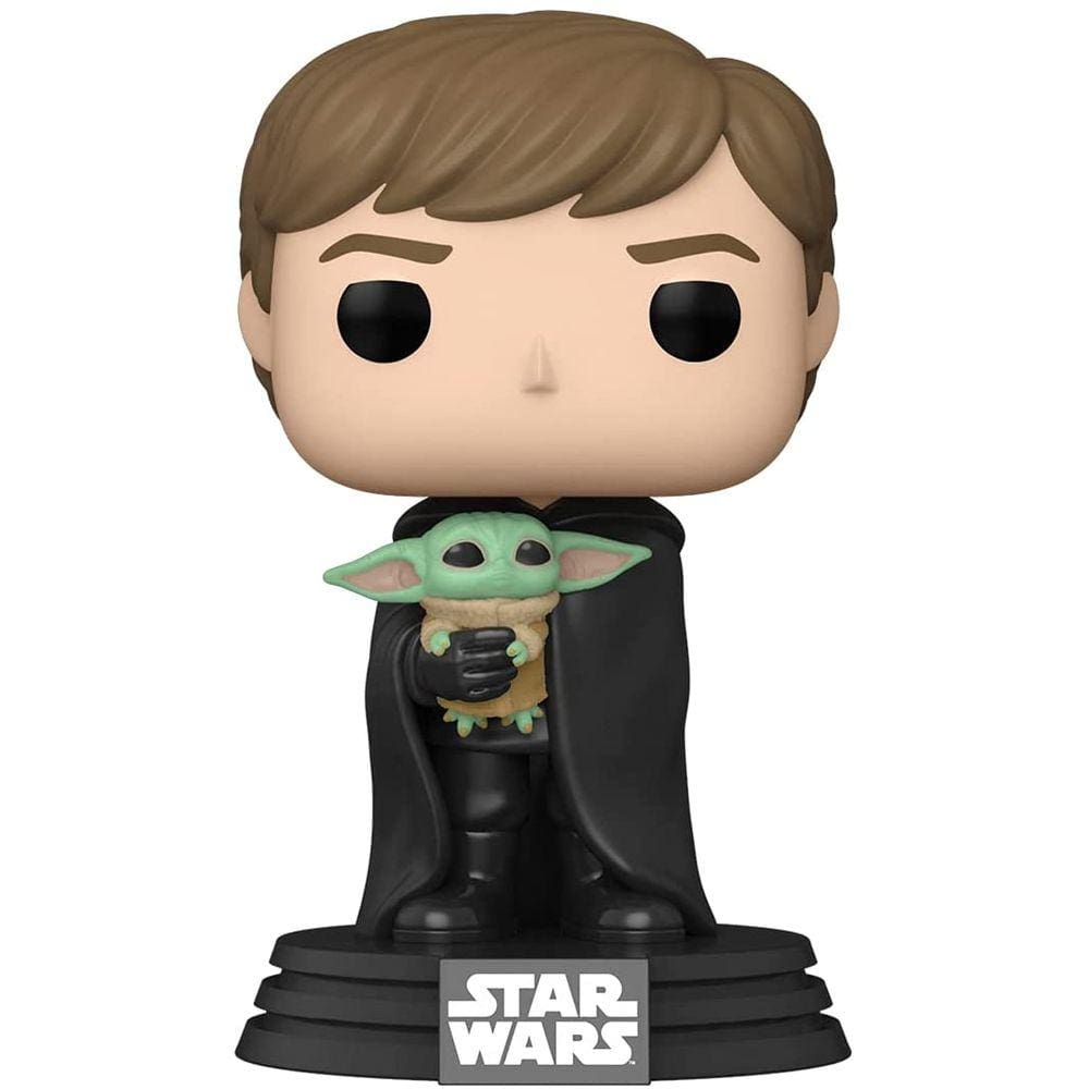 Funko Pop! Star Wars: Mandalorian- Luke com Criança
