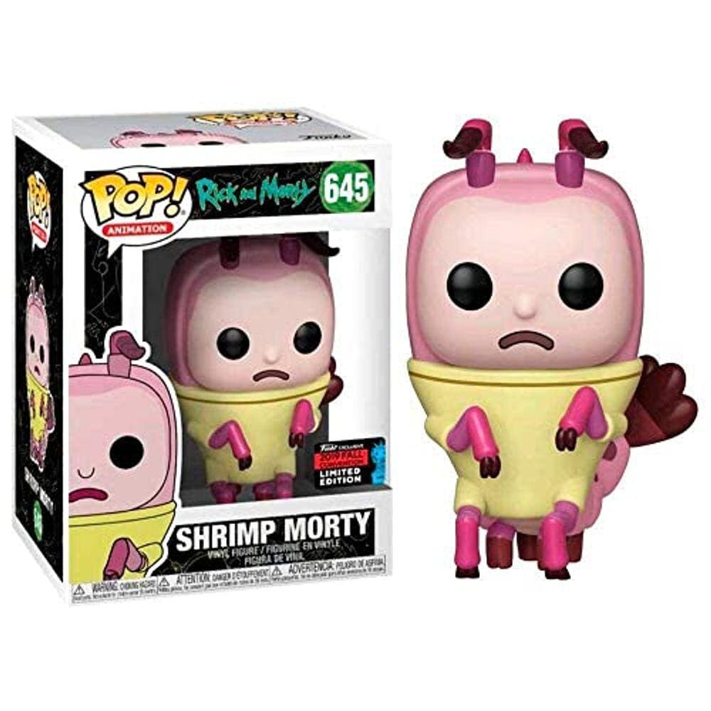 Funko Pop! Adesivo compartilhado exclusivo Rick and Morty Shrimp Morty 645 NYCC