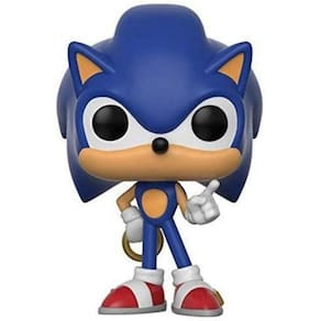 Sonic com Anel Colecionável - Figura de Ação Funko Pop