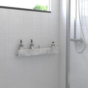 Porta Shampoo Linear 80cm Venturi Concreto