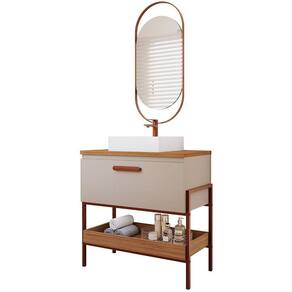 Armário Portinari 80 Cm Bege Mgm