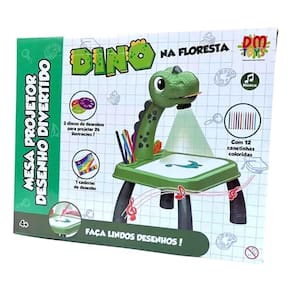Mesa Projetora para Desenho - Dino na Floresta - 24 Imagens - DM Toys
