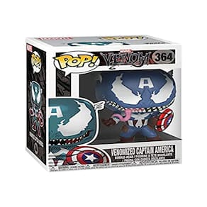 POP Funko Marvel Venom - Venom Capitão América, Multi