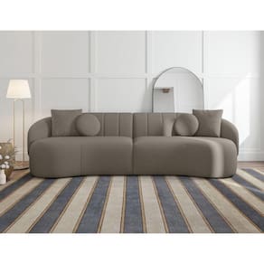 Sofá 4 Lugares 280cm Lua Yescasa  Cinza