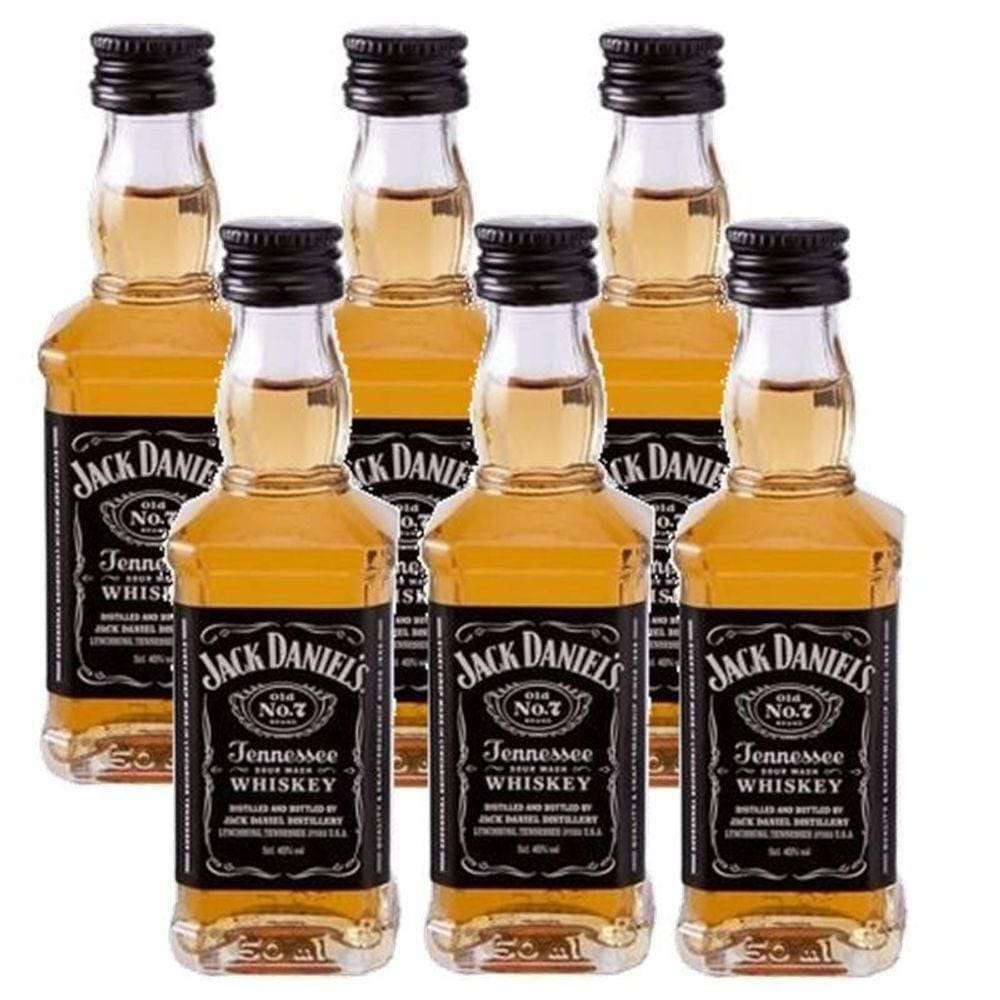 Miniatura Mini Whisky Jack Daniel`S 50Ml 06 Unidades