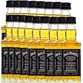 Kit 17 Miniatura Whisky Uísque Jack Daniels Nº7 50Ml
