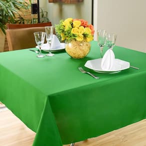 Toalha Mesa 8 Lugares Sala Jantar Oxford Lisa 2,80M Verde