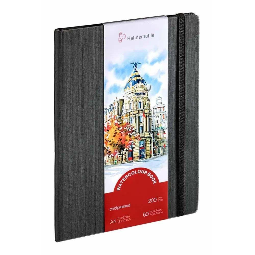 Watercolour Book 200 g/m A-4 com 30 Folhas Retrato Hahnemuhle 10628815