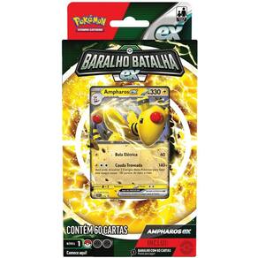 Jogo Pokemon DECK Batalha  EX Ampharos Copag 32657