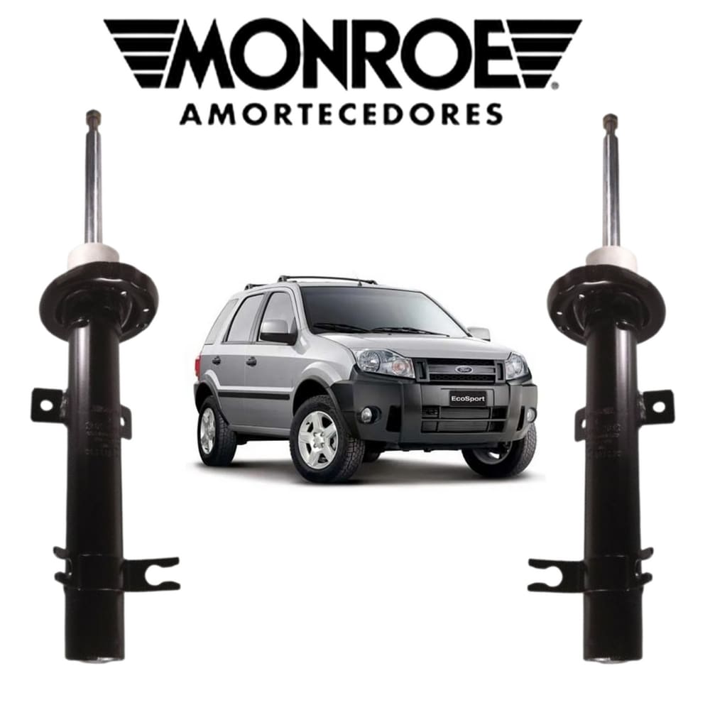 02 Amortecedor Direito+Esquerdo Ford Ecosporte 2007 A 2008 Monroe
