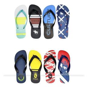 Chinelo Masculino Borracha Estampado Polo Culture Kit 15