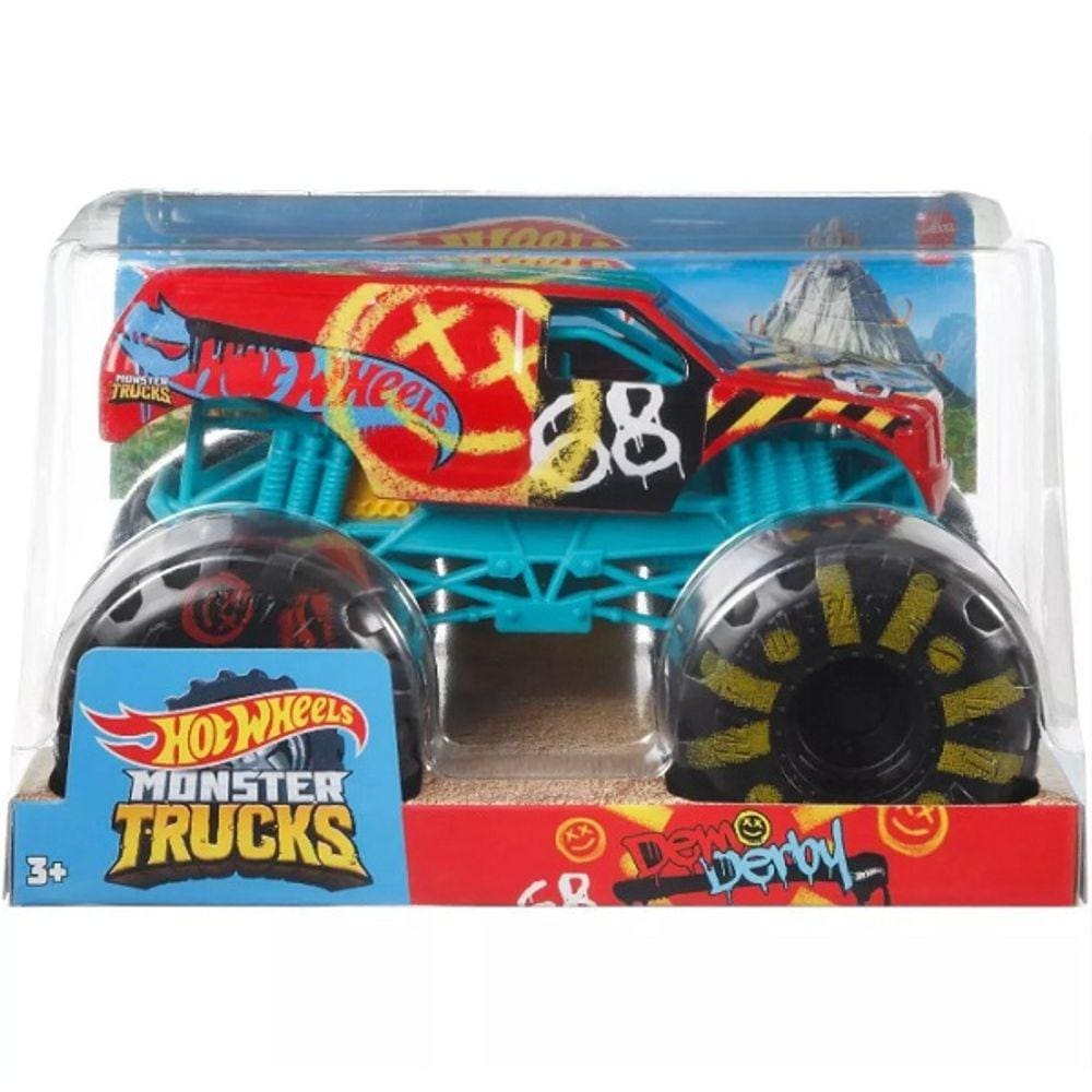 Carrinho HOT Wheels Monster TRUCK DEM DERBY Mattel FYJ83