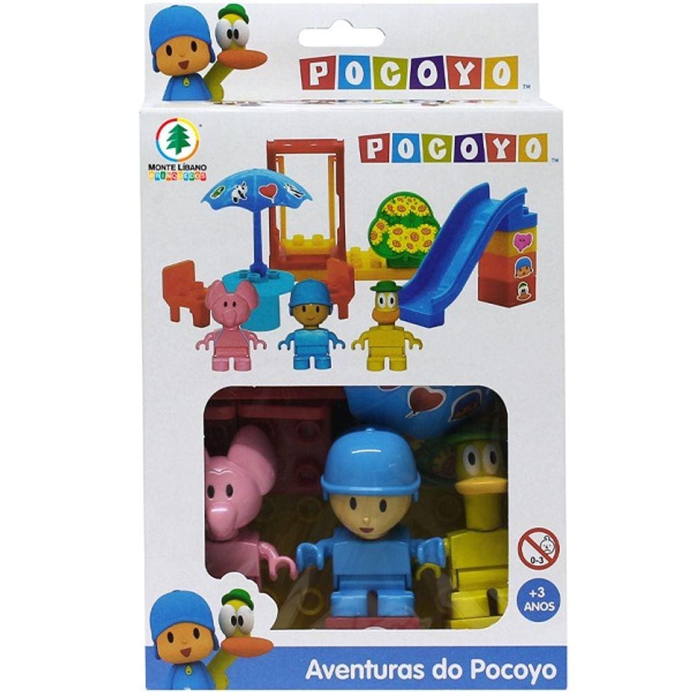 Blocos Playset Aventuras do Pocoyo Monte Libano