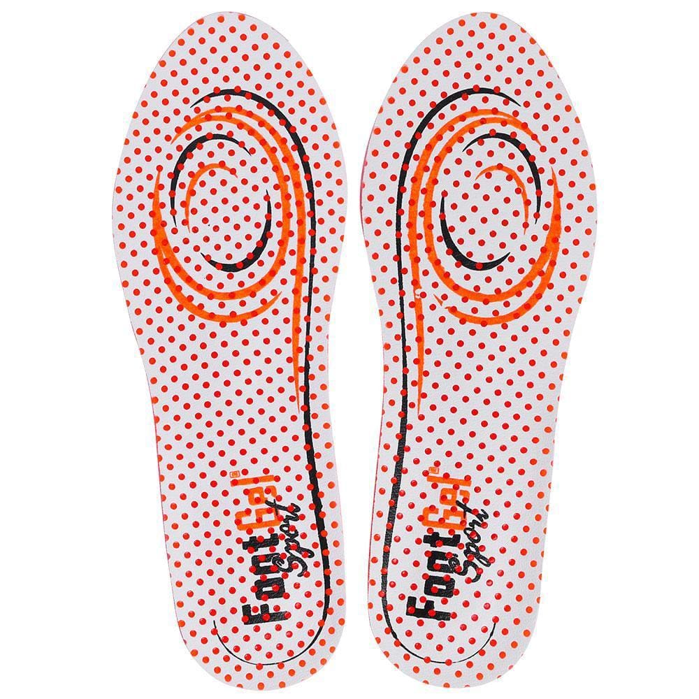Palmilha de Gel Footgel Esportes em Geral 33 ao 36 Laranja e Branco