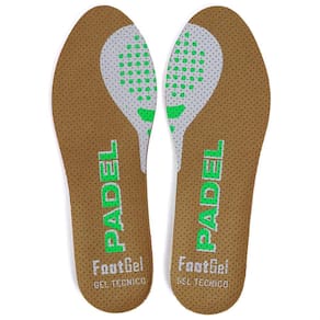 Palmilha de Gel Footgel Padel 37 ao 40 Marrom