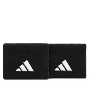 Munhequeira Adidas Tennis WB Curta com 02 unidades Preta e Branca