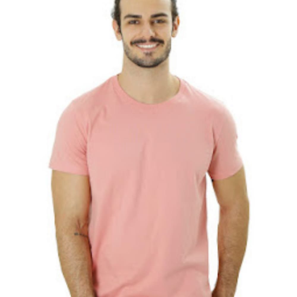 Camiseta básica Rosa Queimado 100% algodão