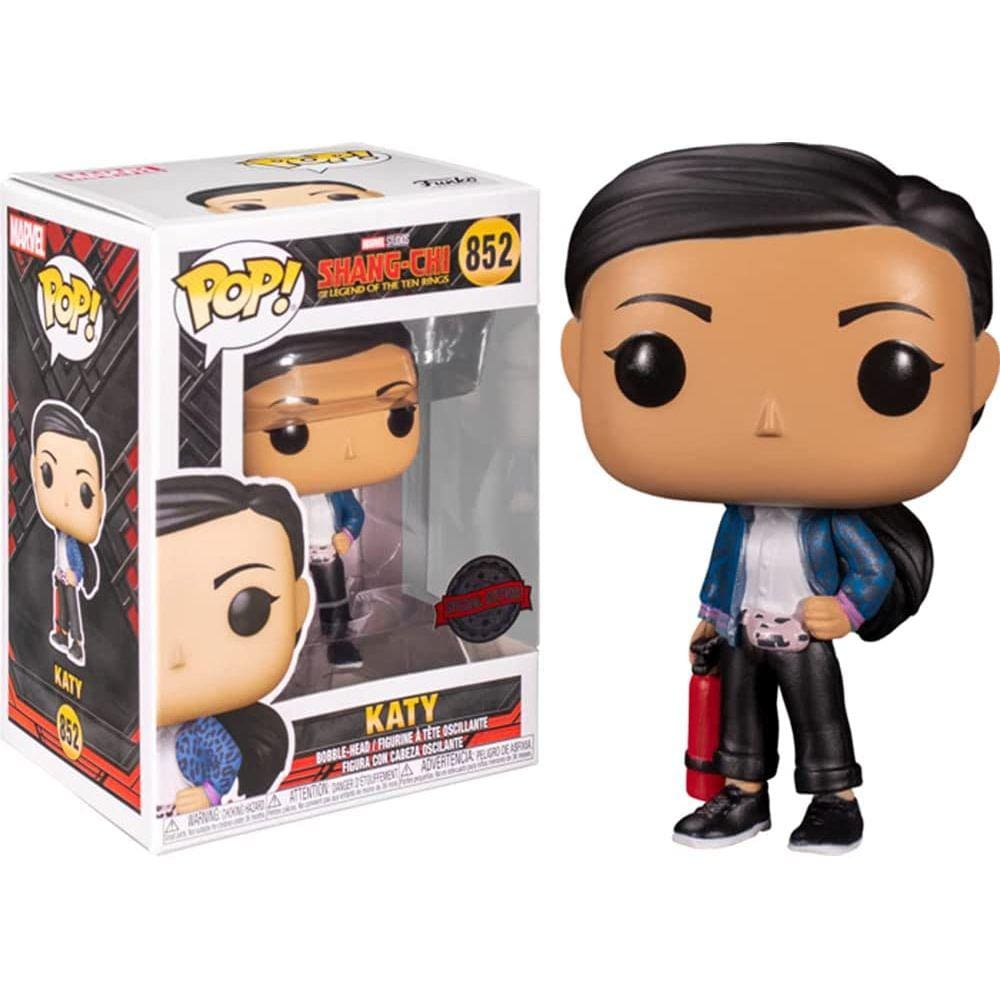 Funko Pop! Shang-Chi e The Legend of The Ten Rings - Katy com extintor de fogo #852 Target Exclusive (Empacotado com um Funko Pop! Protetor de caixa)