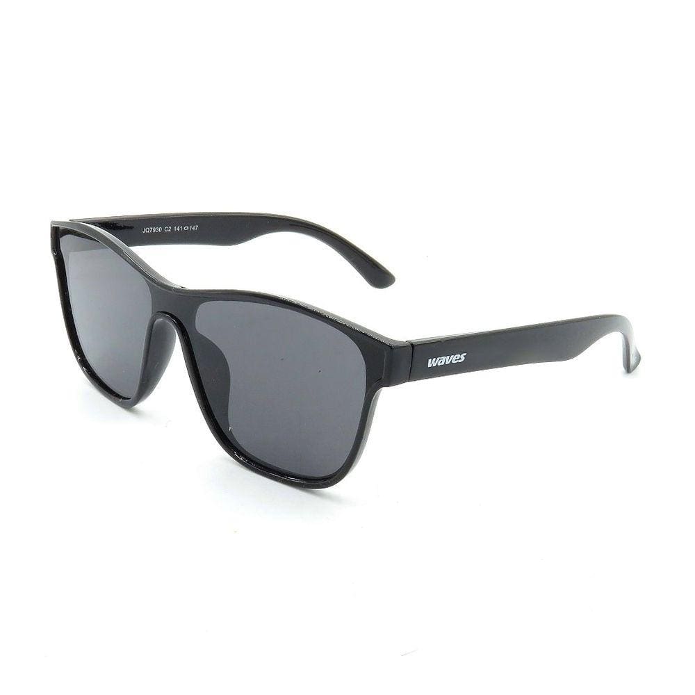 Óculos Solar WAVES Preto com lente Fumê - CORNER