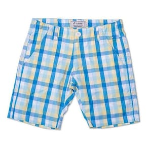Bermuda Sarja Infantil Masculina Turquesa Toffee - Nº01