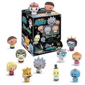 Funko Pint Size Heroes: Rick & Morty - Rick & Morty (One Mystery Figure) Brinquedo Colecionável