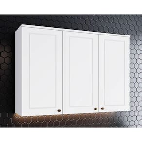 Armário De Cozinha Modulado Americana C/ 3 Portas Branco - Henn