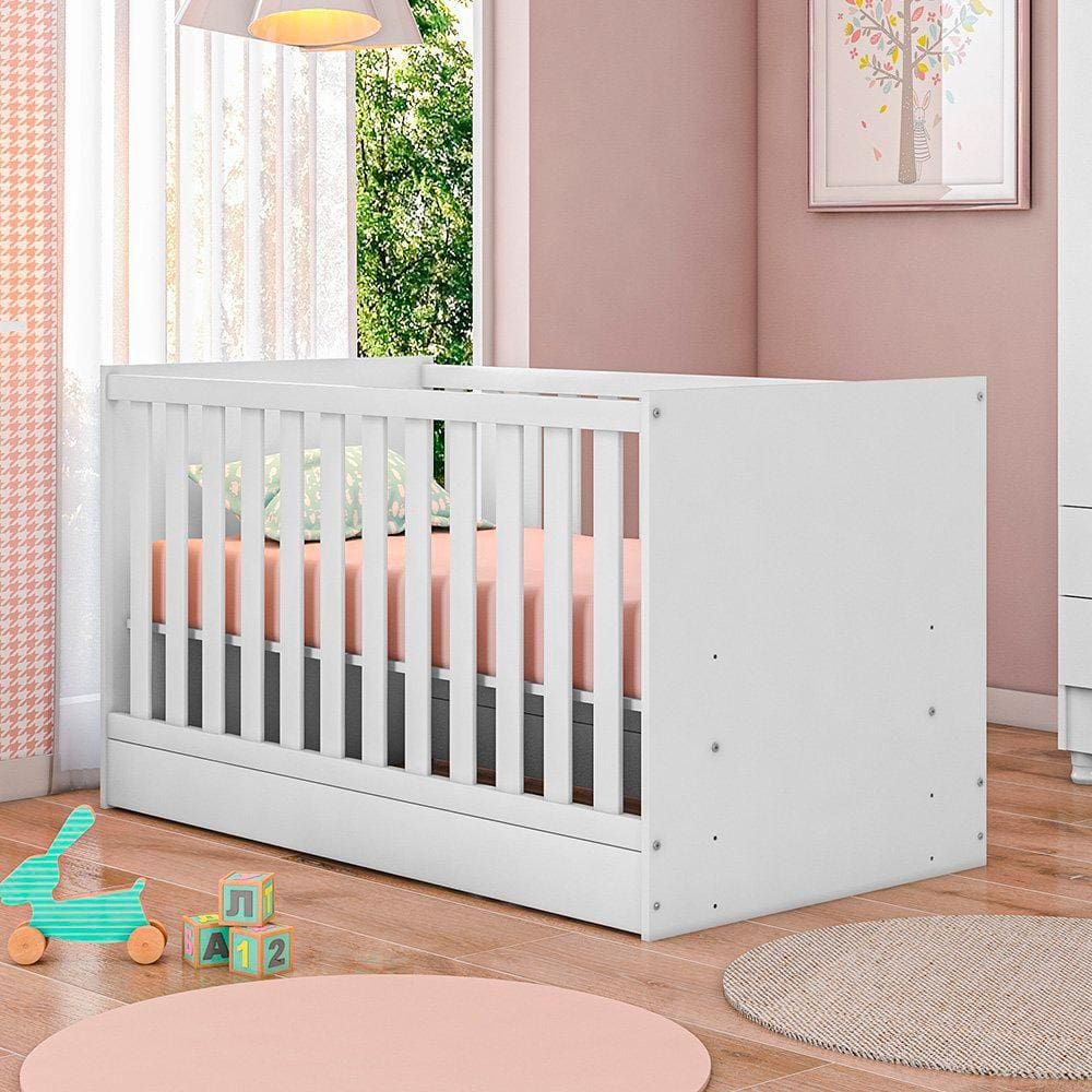 Berço Mini Cama Doce Sonho Qmovi Branco