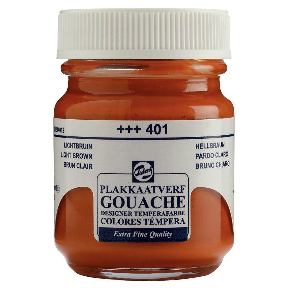 Tinta Gouache Extra Fine 401 Light Brown 50ml Talens 08244012