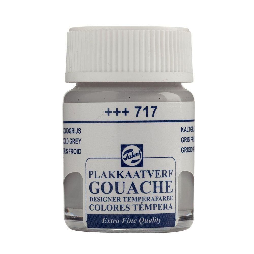 Tinta Gouache Extra Fine 717 Cold Grey 16ml Talens 08167172