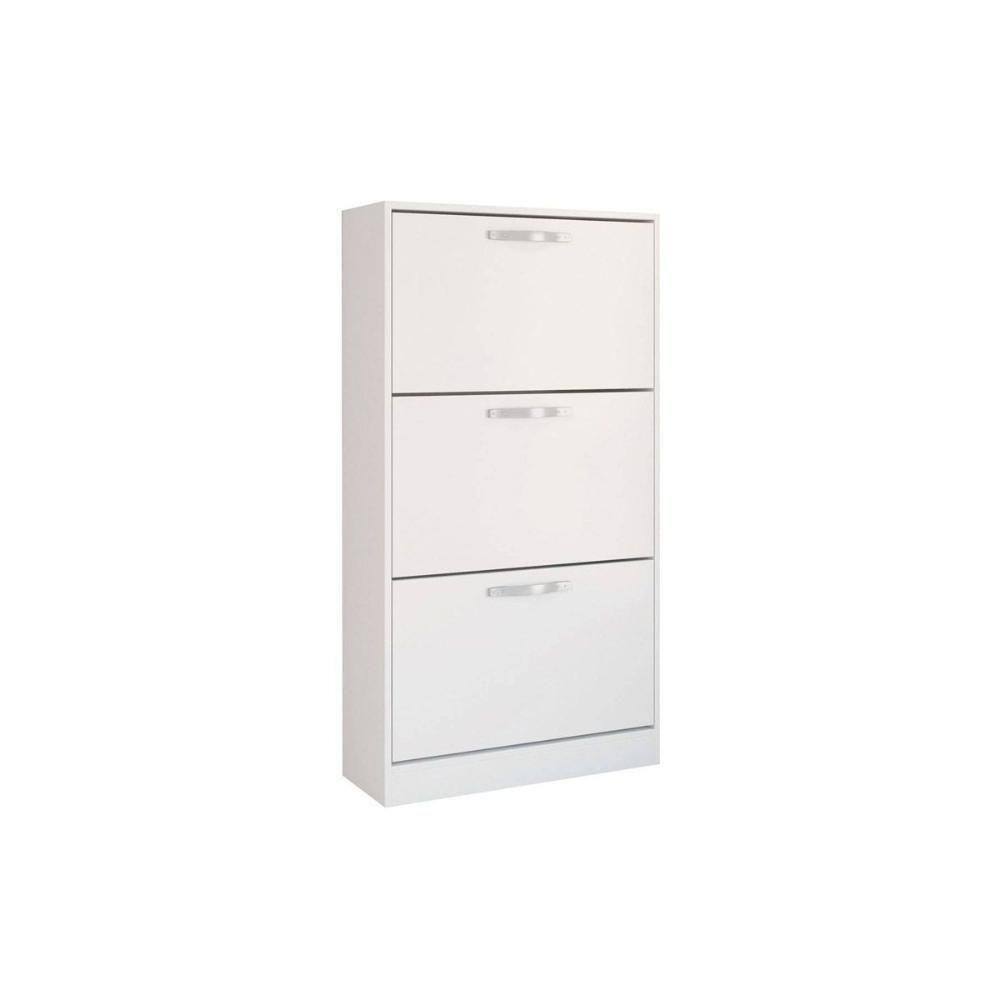 Armário Sapateira Quarto Havana Plus C/ 3 Portas Branco - Santos Andirá