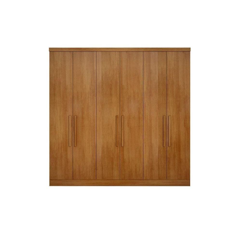 Módulo Guarda Roupa Rizon C/ 6 Portas E 4 Gavetas Freijo Cumaru - Novo Horizonte