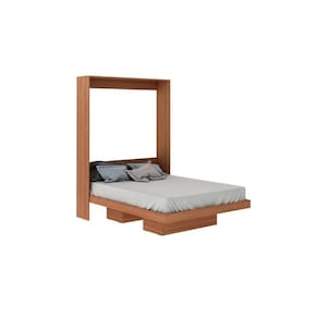 Cama De Casal Articulada Dobrável Multifuncionalcm8016 Amêndoa - Tecno Mobili