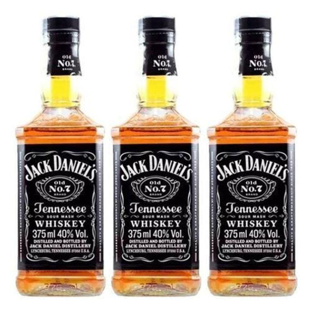 Kit Jack Daniels 375Ml - 3 Garrafas