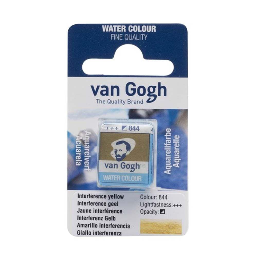 Aquarela Pastilha Talens Van Gogh 844 Interference Yellow