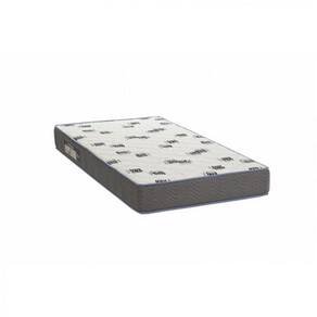 Colchão Solteiro Espuma D33 Antiácaro/Antialérgico Light Ortobom 14x188x78cm Branco/Azul