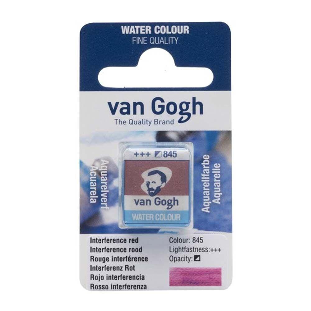 Aquarela Pastilha Talens Van Gogh 845 Interference Red