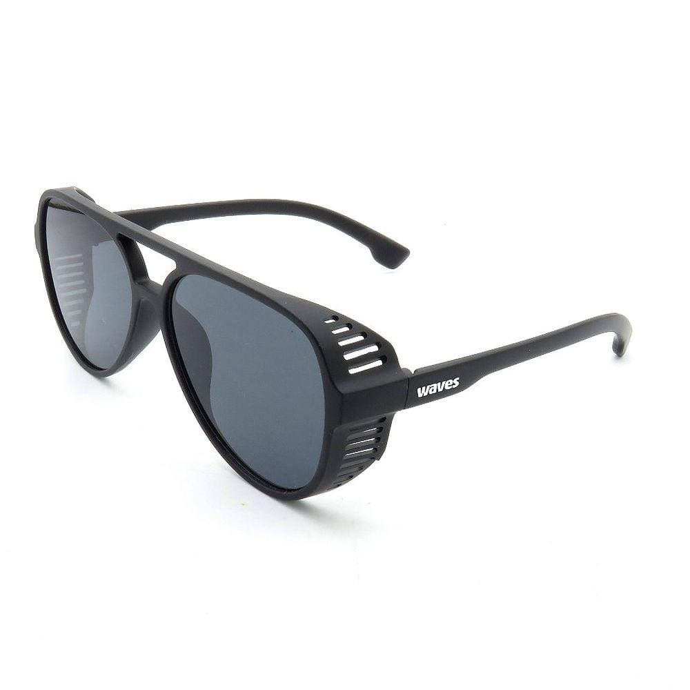 Óculos Solar WAVES Preto com lente Fumê - Talulah