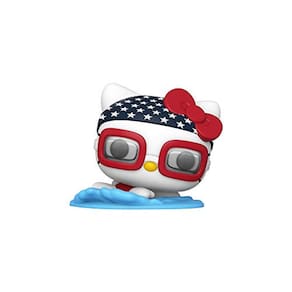 Funko Pop! Sanrio: Hello Kitty Sports - Natação Hello Kitty, multicolorido, modelo: 48692, 3,75 polegadas