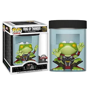 Funko POP! Deluxe: Loki Sapo do Trovão Pop! Coleta de Vinil