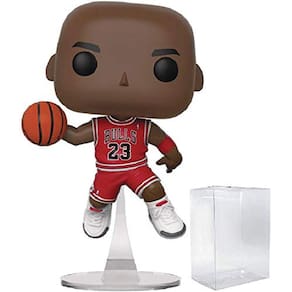 Funko NBA: Chicago Bulls Michael Jordan Pop! Boneco de vinil (inclui capa protetora compatível com Pop Box)