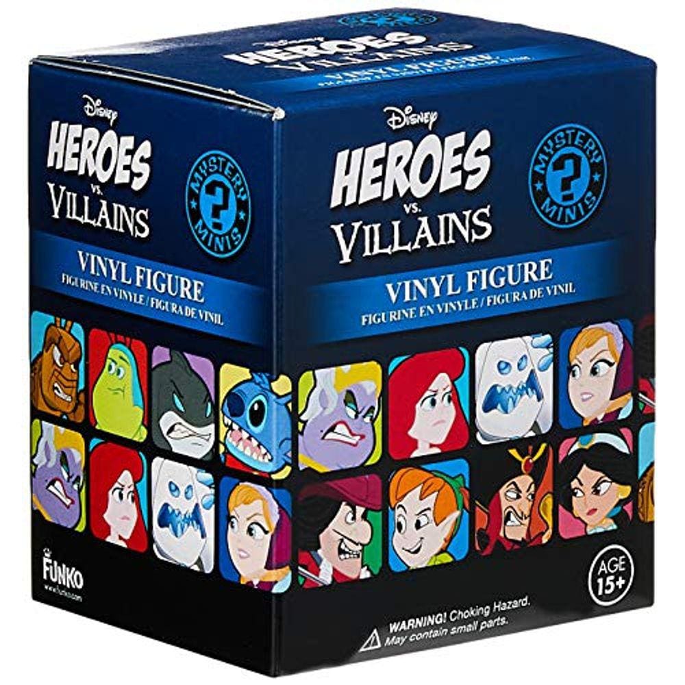 Mystery Minis Disney Heróis vs Vilões (1 mini aleatório)