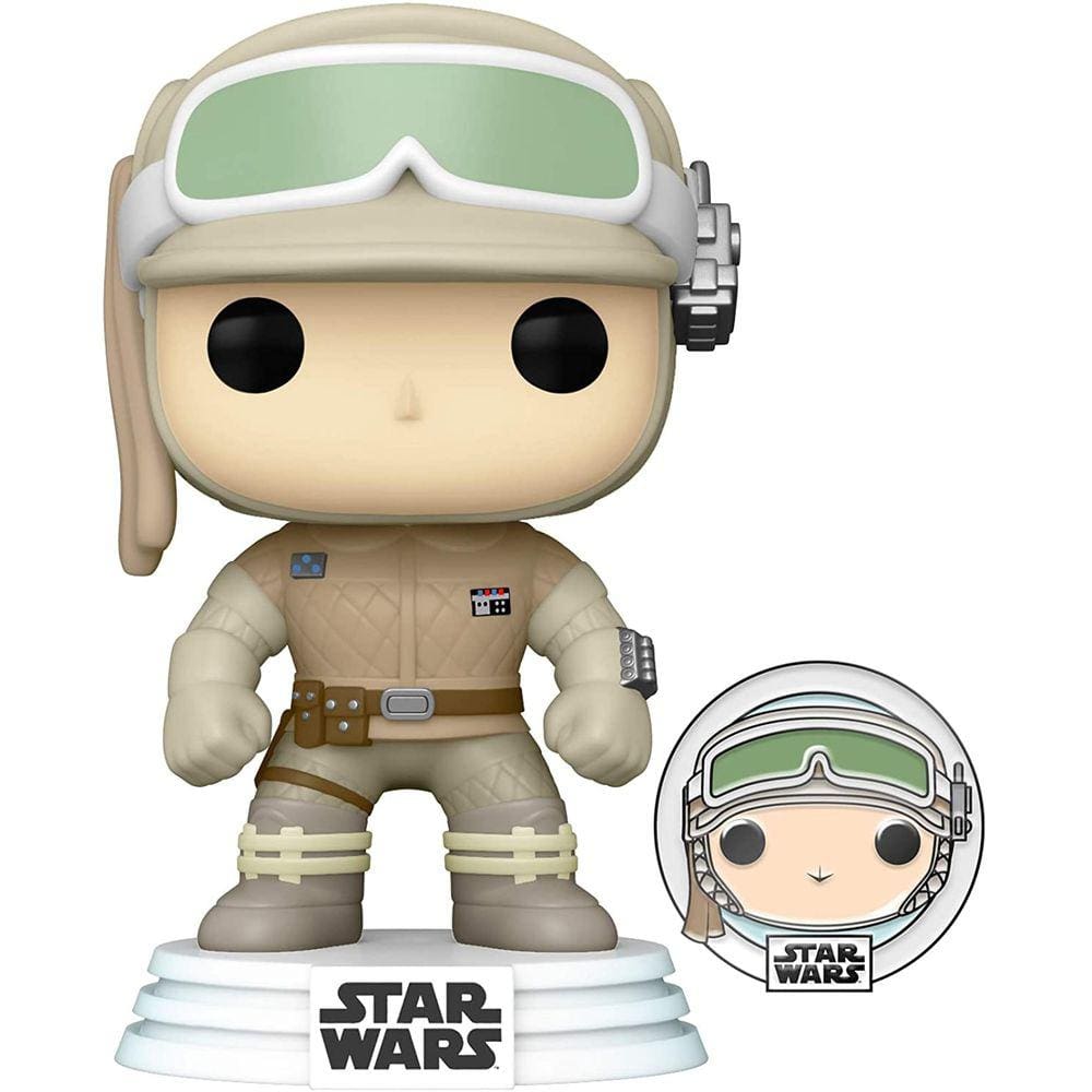 Funko Pop! Star Wars: Hoth Luke Skywalker com Pin