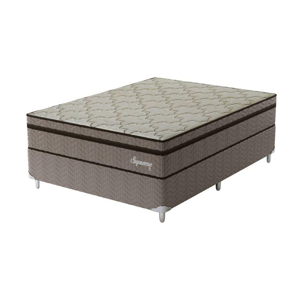 Cama Viúvo Box Supreme 128x188x60 Molas Ensacadas Montreal Dourado