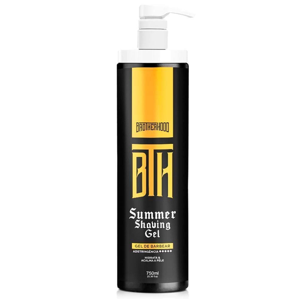 Shaving Gel De Barbear Summer Bth (Pump Alta Vazão) 750Ml
