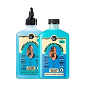 Kit Reparação Intensiva Shampoo Condicionador Danos Vorazes Lola Cosmeticos 250G